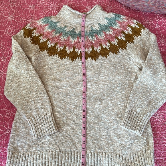 LL BEAN funnel neck sweater - Picture 6 of 6